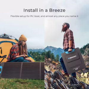 Renogy 200W Portable Solar Panel – Foldable IP65 Waterproof Solar Charger for Power Stations, RV & Camping